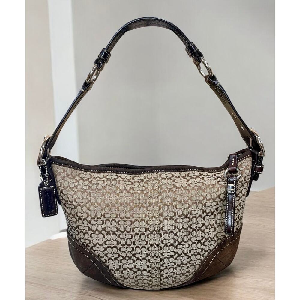 Vintage Coach 1460 Soho Mini Signature Hobo & 6319 Small Wristlet - Picture 2 of 15